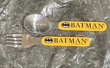 1964 Children Batman Fork And Spoon Stainless