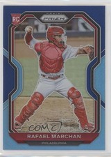 2021 Panini Prizm Tier II Blue & Carolina Blue Prizm Rafael Marchan #151 1s8
