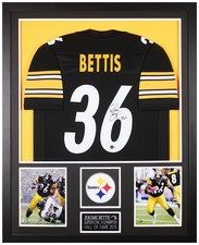 Jerome Bettis Autographed & Framed Black Pittsburgh Jersey Beckett Certified