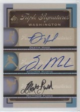 2012 SP Signature Edition Triple Signatures Matt Purke Destin Hood Auto 0a7