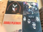 KISS VINTAGE VINYL RECORDS-KISS 1974,KISS ALIVE,DOUBLE PLANTINUM-GENE SIMMONS
