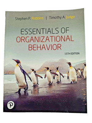Essentials of Organizational Behavior [15TH EDITION] - Paperback-9780135468890