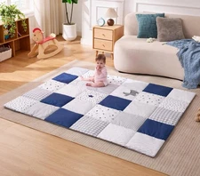 ⭐  59"x71" Baby Play Mat Kids Crawling Floor Playmat Soft Thickened Mat Non-Slip