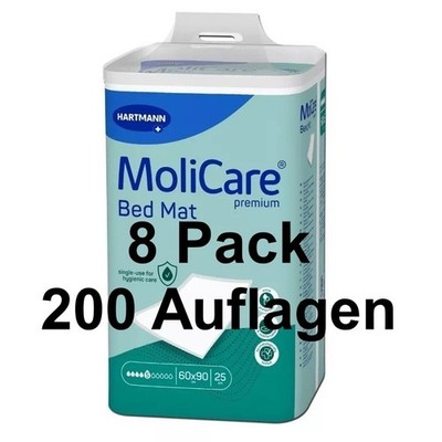200 Hartmann MoliCare Bettschutzauflagen 60x90 Bed Mat Inkontinenz Einweg Unterl