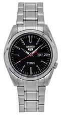 Seiko 5 Automatic Japan Made Stainless Steel Black Dial SNKL45J1 30M Mens Watch