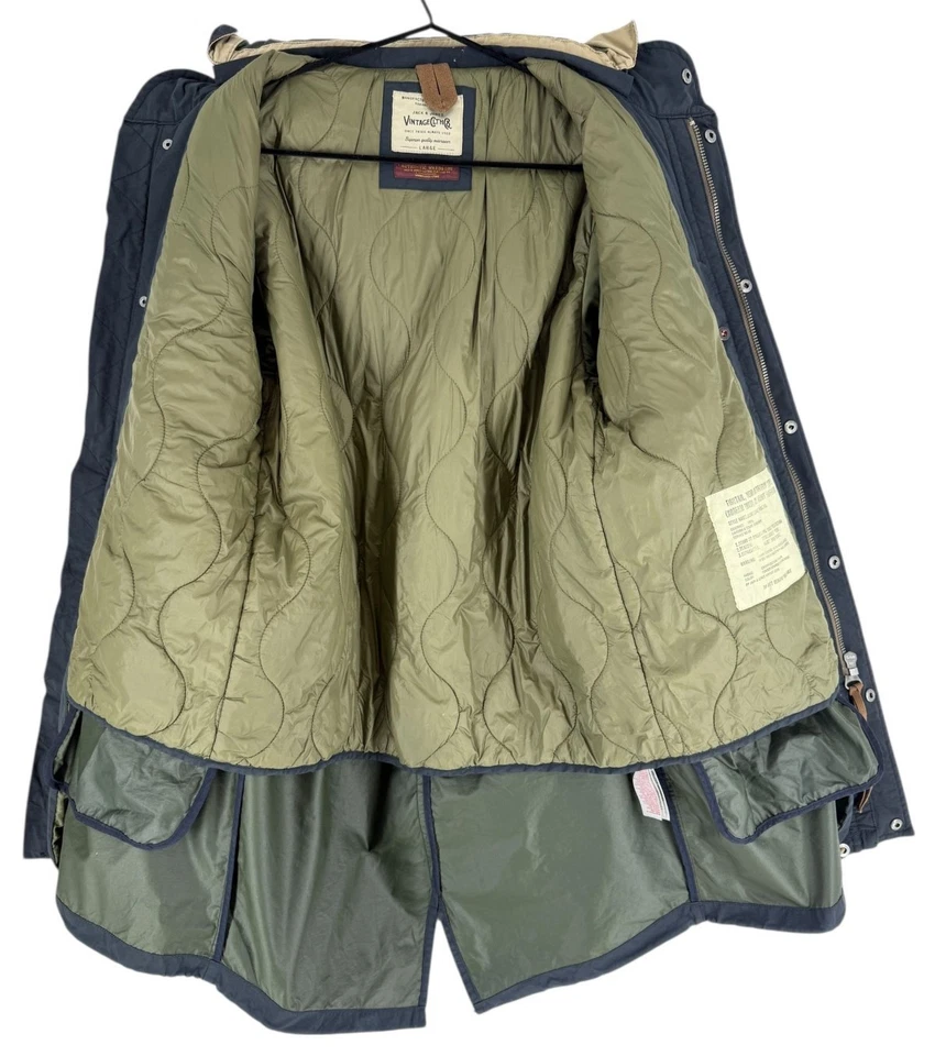 Abrigo chaqueta con capucha parka cola de pez JACK & JONES para hombre talla L Foto 3 de 4