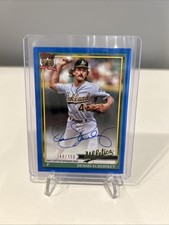 2026 Topps Series 1 Dennis Eckersley 1991 Topps Blue On Card AUTO /150 A's