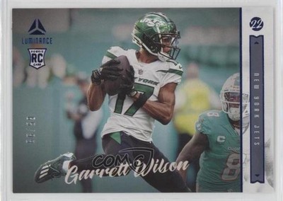 2022 Chronicles Luminance Update Rookies Blue 65/99 Garrett Wilson #217 RC 13hf