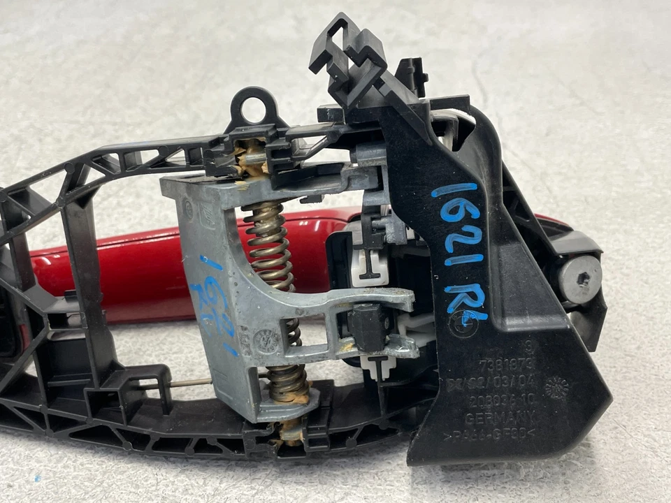 15 16 17 18 BMW X5 M F85 manija de puerta exterior del conductor trasero izquierdo rojo 1621 OEM Foto 4 de 4