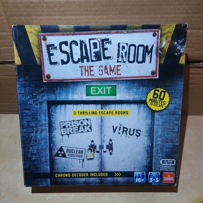 Escape Room Das Spiel Goliath 3 Abenteuer - einmal gespielt - Chrono Decoder Mystery