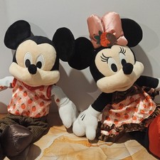 Disney 2025 Mickey Minnie Mouse Valentine Plush Pair Strawberry Hearts