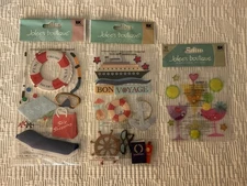 Jolees Boutique Stickers - Bon Voyage, Cruise Activities & Birthday Drinks