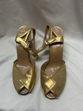 VTG Amano Gold Women s High Heel Shoes Size 8.5 N