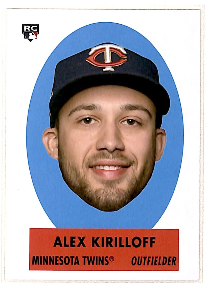 2021 Topps Archives 1963 Peel-Off Alex Kirilloff RC Minnesota Twins #69PO-13