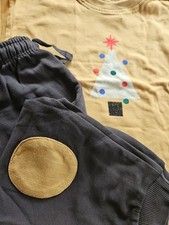 NWT HANNA ANDERSSON WINTER TREES LONG SLEEVE TEE SWEATPANTS SET 80 18-24M 59