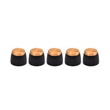 5 Stück Gitarrenverstärker-Knöpfe Mit Gold...