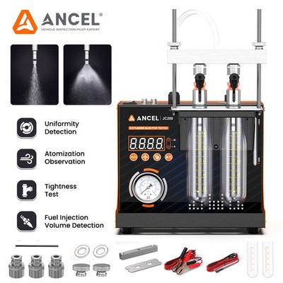 ANCEL JC200 Benzin Einspritzdüsen Reiniger Prüfgerät Tester injektor Reinigung