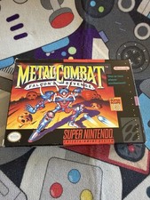 Metal Combat: Falcon's Revenge Nintendo SNES Working Game & Box