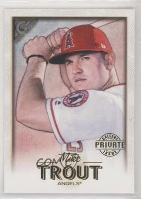 2018 Topps Gallery Private Issue 219/250 Mike Trout #100 9h3