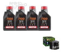 KIT TAGLIANDO BMW R 1200 GS /ADV 2013-2018 4 LITRI OLIO MOTUL 7100 5W40 + FILTRO