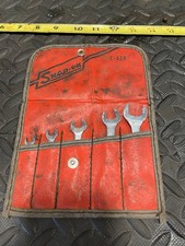 Snap-on C-52d Pouch Ignition Midget Open End Wrench 5pc Set 316-916