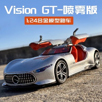 1/24 Mercedes Vision GT Spray Paint Diecast Alloy Futuristic Concept Car