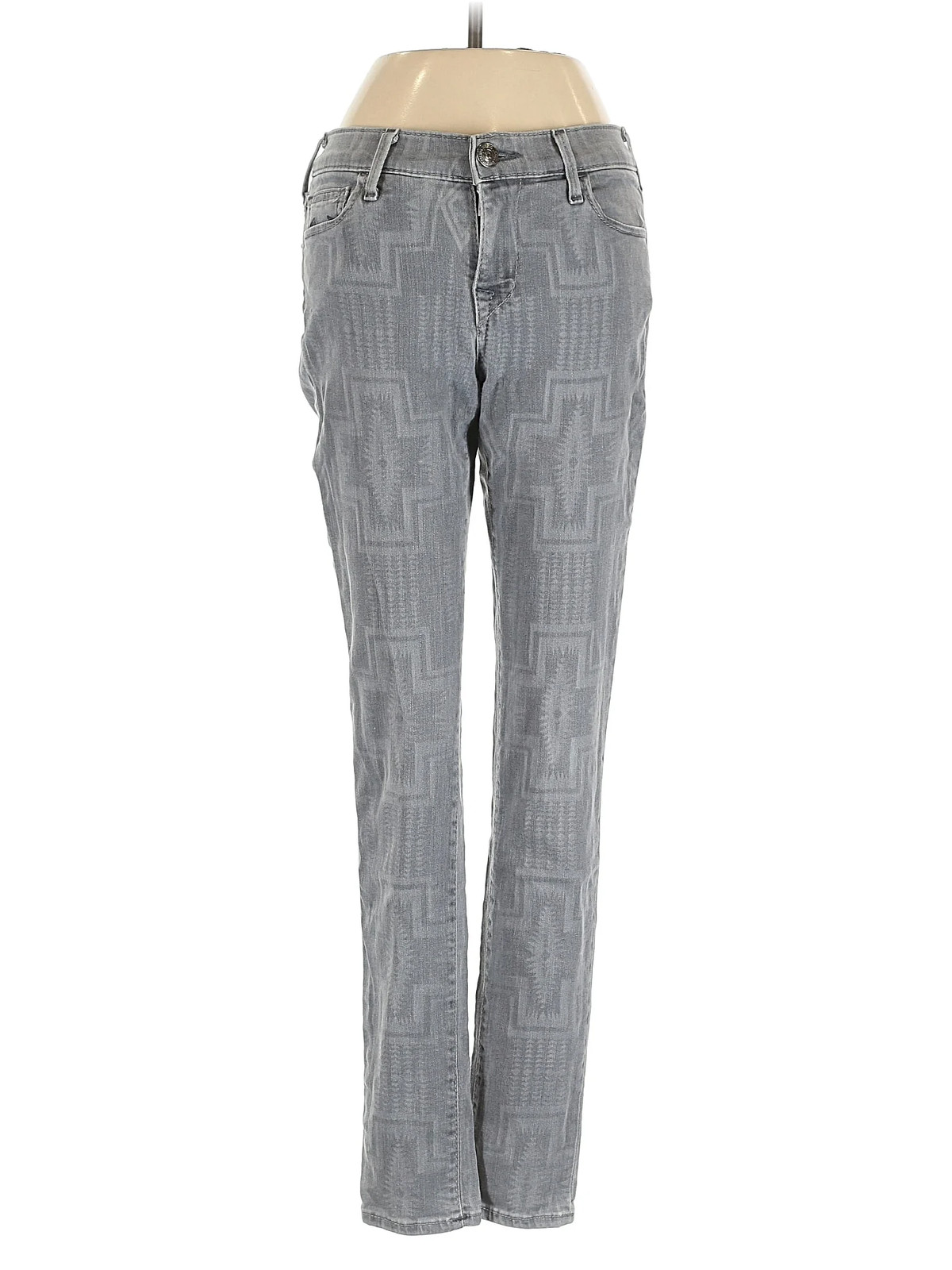 True Religion Women Gray Jeans 25W