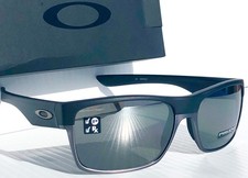 NEW Oakley TWO FACE Black Matte POLARIZED PRIZM BLACK Sunglass 9189-38