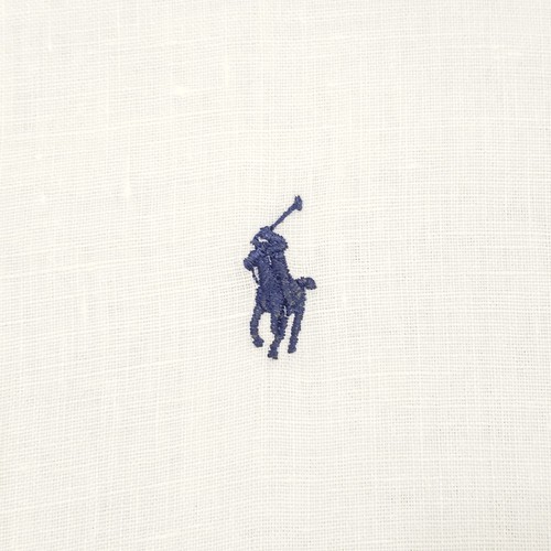 Polo Ralph Lauren 100% Linen Blake Button Down Shirt Mens XL White Long Sleeve - Picture 2 of 7