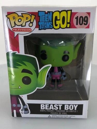 Funko POP! Television DC Teen Titans Go! Beast Boy #109 Vinyl Figure DAMAGED BOX