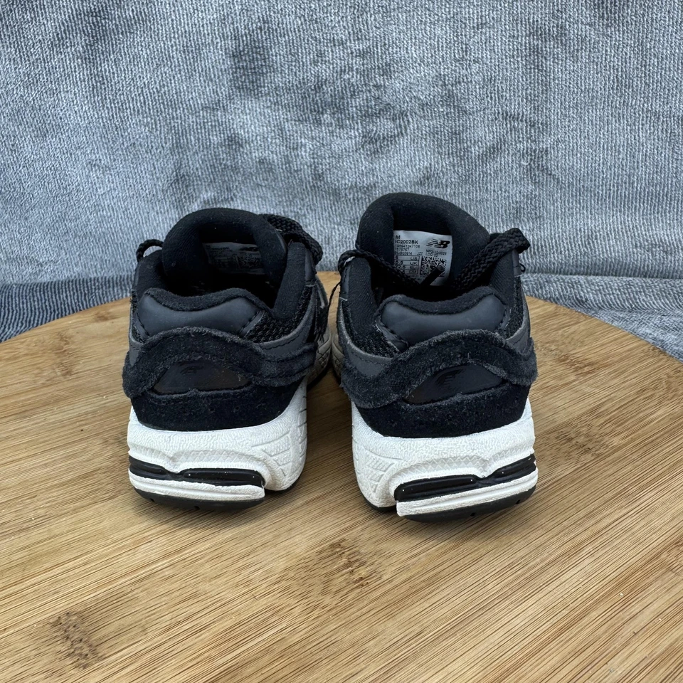 New Balance 2002R Zapatos Niños Talla 6 Negro Gamuza Malla Tenis para Correr IC2002BK Foto 4 de 4