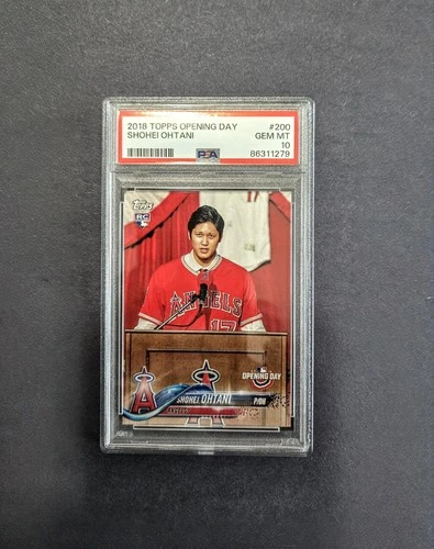 Shohei Ohtani Rookie Card PSA 10 2018 Topps Opening Day #200  RC