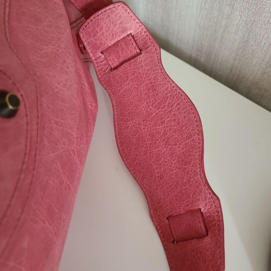 Balenciaga The City Bag 115748 Pink Leather 2Way Tote Shoulder Y2K thumbnail 18