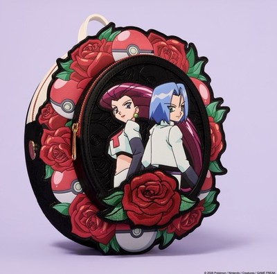 Loungefly Pokémon Team Rocket Cameo Backpack SDCC LE 500 OFFICIAL CON STICKER