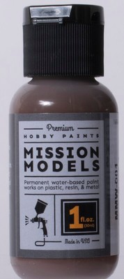 Mission Models Dark Rust 1 Weathering Acrylic Paint 1oz