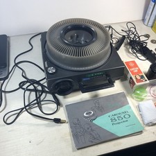 Kodak Carousel 850 Projector w/ Case Bundle - Parts or Repair