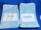 Marx playset Fig And Acc’s Bags 2  from playset i broke up Small Tears See Pictu