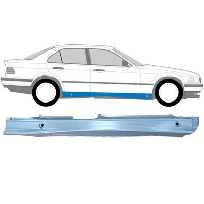 Für BMW 3er E36 Limo und Kombi 1992-1999 Voll Schweller Reparaturblech / Rechts