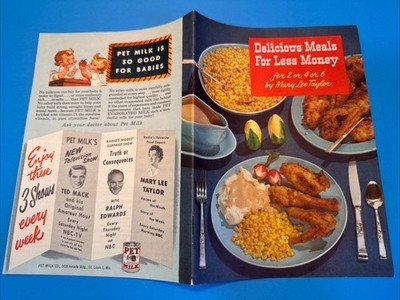 1953 pet evaporated milk recipe booklet ~ NBC TV shows