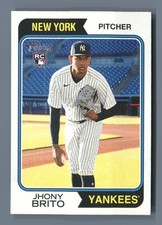 2023 Topps Heritage High Number - Jhony Brito #557 (RC)