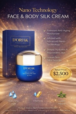 Dor 24k Nano Technology Face & Body Silk Cream RETAIL $2,500