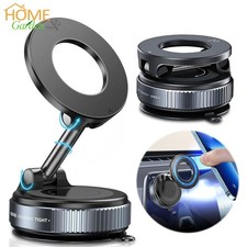 360 Strong Vacuum Suction Magnetic Car Phone Mount Foldable Windshield Holder