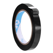 9/16" x 98.4 Yd Poly Bag Sealing Tape Black
