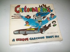 Vintage 1977 Batman and Robin CARTOONARAMA Paint PLAYSET Brand New Sealed