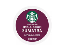 Starbucks K-Cup Coffee Pods, Dark Roast Coffee, Sumatra for Keurig Brewers 44ct
