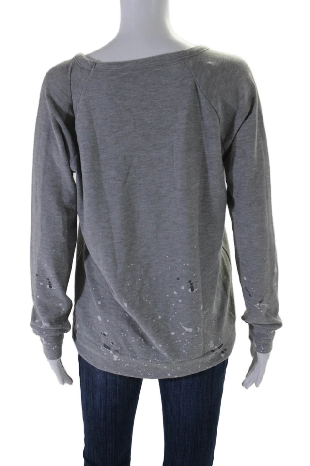 Sudadera Chaser Mujer Gris Estampado Gráfico Cuello Redondo Manga Larga Talla M Foto 3 de 4