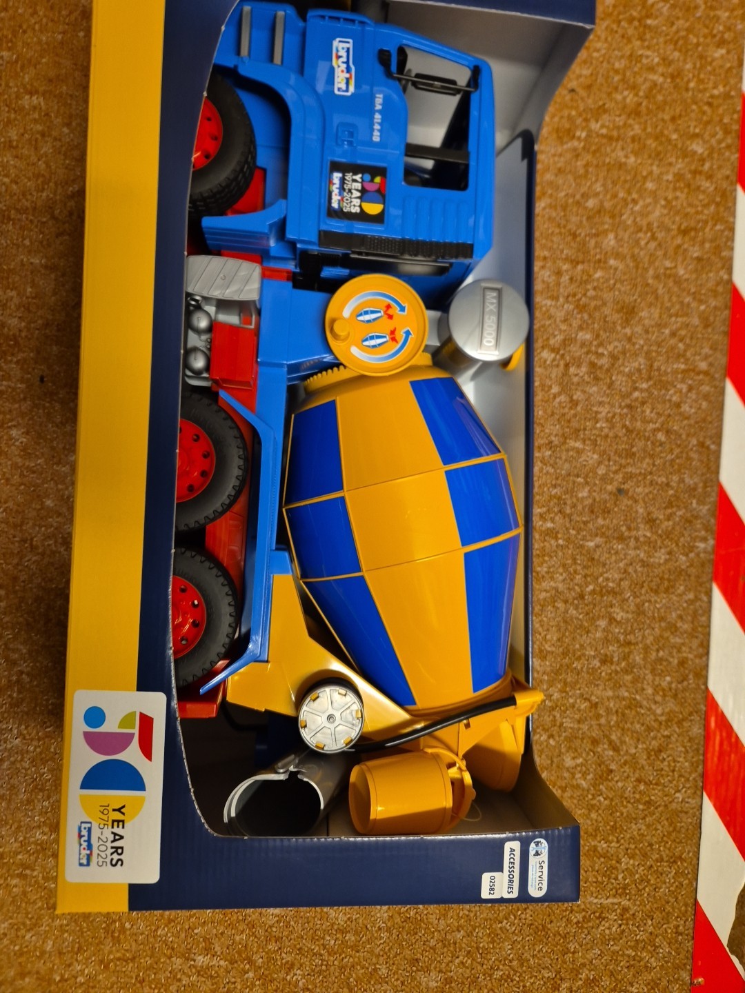 Bruder 01063 Man TGA Cement Mixer Bruder 50th Anniversary Limited Edition 1:16