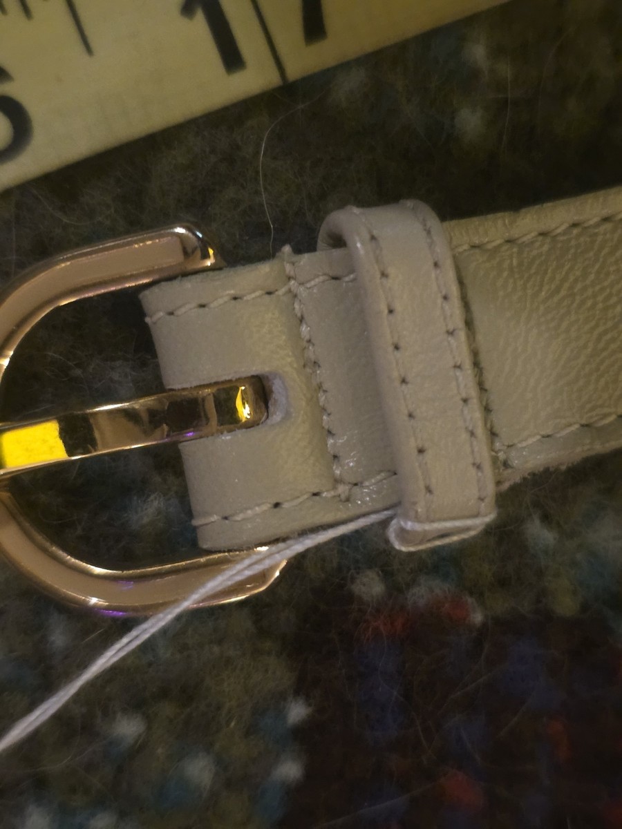 Christian Dior Tan/Brown Leather Belt Vintage Size Small | eBay display picture 3