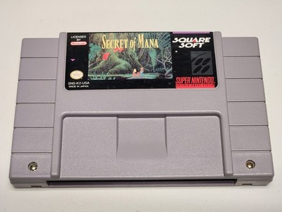 Secret Of Mana Super Nintendo SNES Authentic Cartridge Only Excellent & Tested