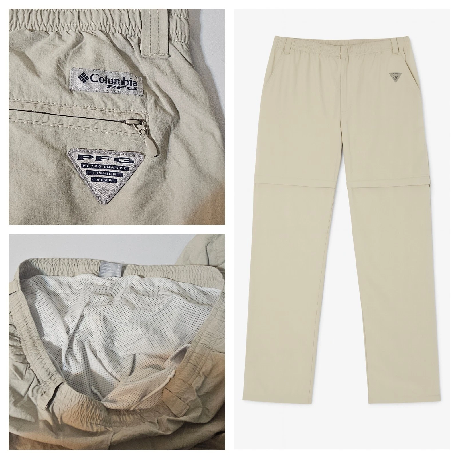 Columbia PFG Convertible Hiking Pants Mens 2XL Nylon PERFORMANCE FISHING GEAR
Opens in a new window